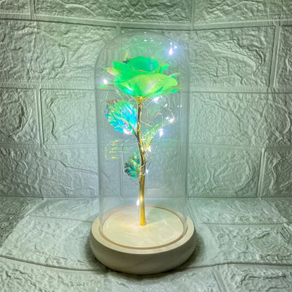 Handcrafted by Sophie — Eternal Rose LED Glass Dome
